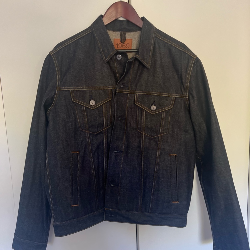 Western Selvedge Denim Jacket (Raw Indigo)